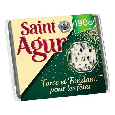 Saint Agur Fromage à pâte persillée, 190g