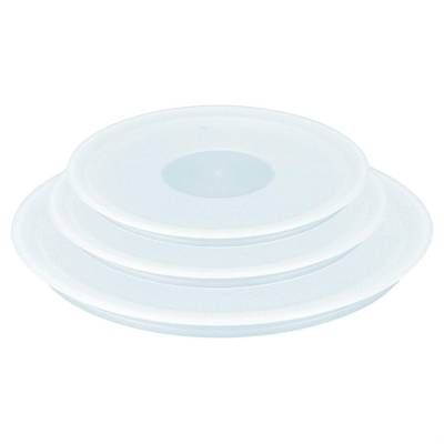 Tefal Couvercle de conservation - 16/18/20CM, Lot de 3 couvercles