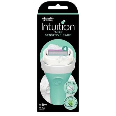 Wilkinson Rasoir femme intuition Sensitive Care Savon 2 En 1, 1 pièce
