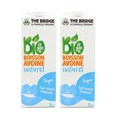 The Bridge Boisson à l'avoine bio, Lot de 2x1L