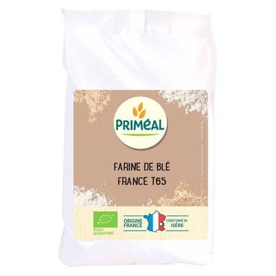 Priméal Farine de blé T65, bio, 1kg