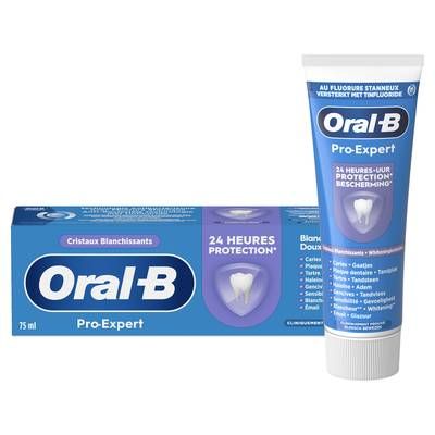 Oral B Dentifrice Pro-expert Cristaux Blanchissants, 75ml