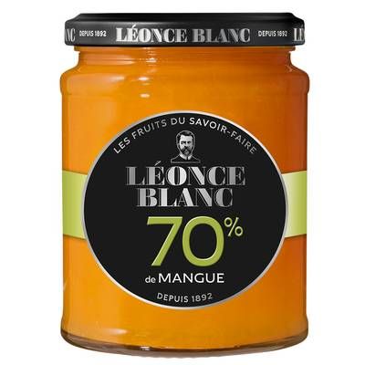 Leonce Blanc Confiture Mangue 70%, 320g