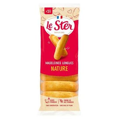 Le Ster Madeleines Longues Nature, 250g