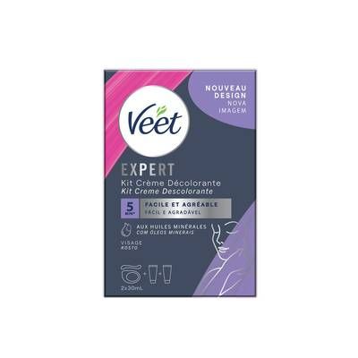 Veet Crème Décolorante Spéciale visage, 2x30ml