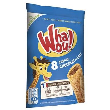 Whaou Crêpes Chocolat au Lait, 256g