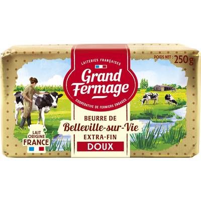 Grand Fermage Beurre doux, 250g
