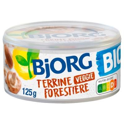 Bjorg Veggie Terrine forestière bio, 125g