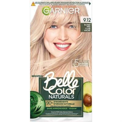 Garnier Belle Color Naturals Coloration 9.12 Blond très clair nacré, 9.12 Blond très clair nacré