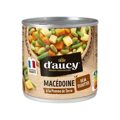 D'aucy Macédoine de légumes déjà égouttée, 265g