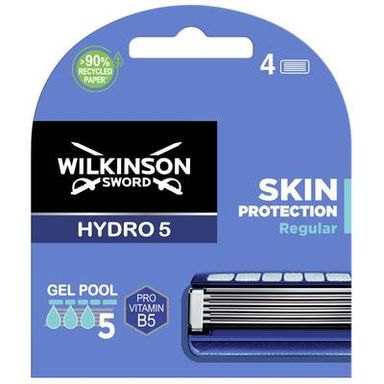 Wilkinson Lames de rasoir hydro 5 skin protect, 4 lames