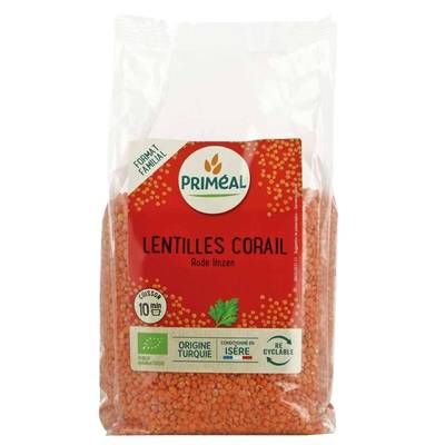 Priméal Lentilles Corail bio, 1kg