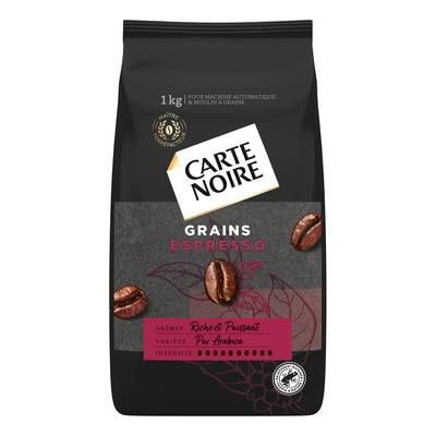 Carte Noire Café en grains Espresso 100% arabica, 1Kg