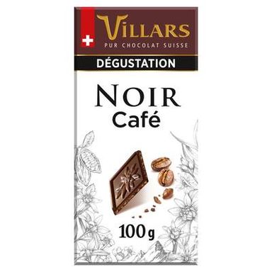 Villars Chocolat noir café, 100g