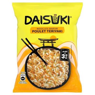 Daisuki Nouilles Instantanées Poulet Teriyaki en sachet, 79g