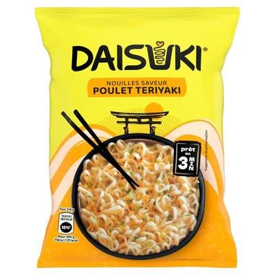 Daisuki Nouilles Instantanées Poulet Teriyaki en sachet, 79g