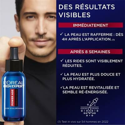 L'Oréal Men Expert Sérum Visage Homme Multi-Action Power Âge, 30ml