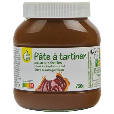 Pouce Pâte à tartiner cacao et noisettes, 750g