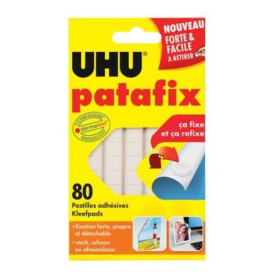 Uhu Pâte adhésive blanches patafix, 80  pastilles