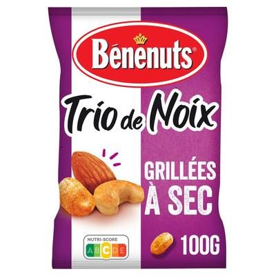 Benenuts Trio de Noix grillés à sec, 100g