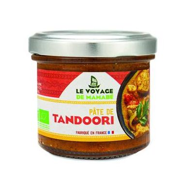 Le Voyage de Mamabé Pâte de curry tandoori bio, 105g