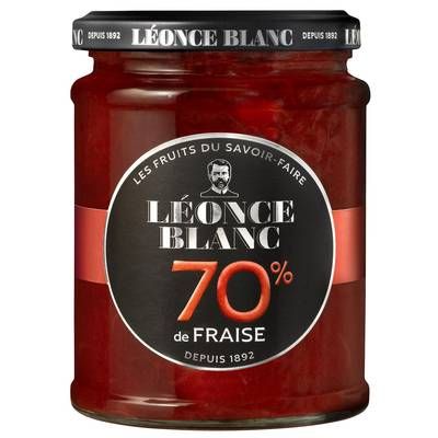 Leonce Blanc Préparation au Fraises 70%, 320g
