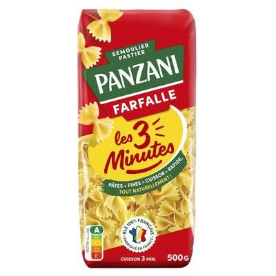 Panzani Pâtes Farfalle Cuisson Rapide, 500g
