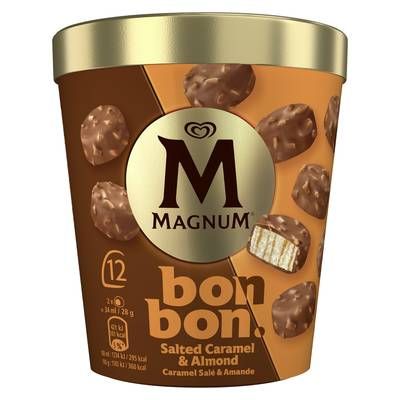 Magnum Bonbons glacés caramel salé, 168g
