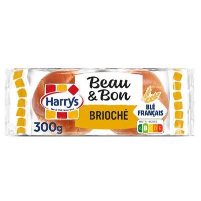 Harrys Pain Burger Beau & Bon Brioché Nature Sans Additifs, 4 buns - 300g