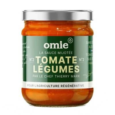 Omie Sauce Tomates Légumes Bio - Par le Chef Thierry Marx, 190g