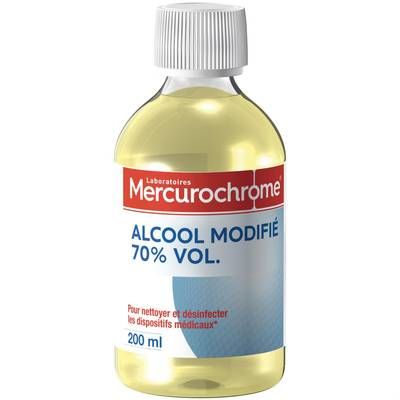 Mercurochrome Alcool à 70° modifié, 200ml