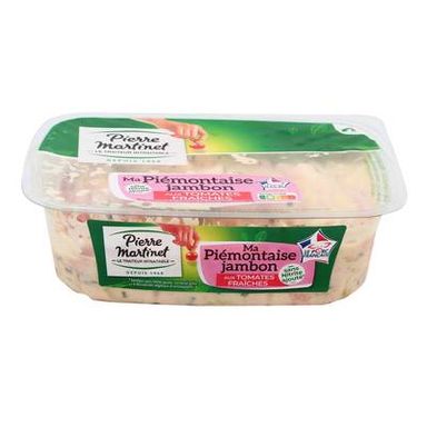 Pierre Martinet Piémontaise Jambon et Tomates Fraîches, 500g