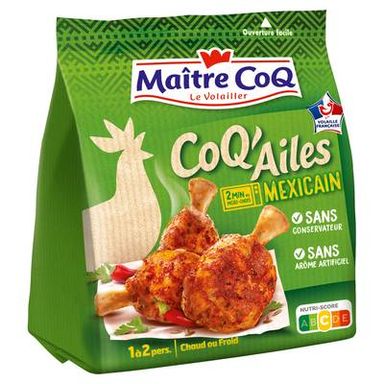 Maître Coq Manchons de Poulet Mexicain, 250g
