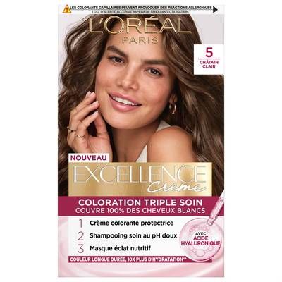 Excellence Coloration crème châtain clair n°5, 1 pièce