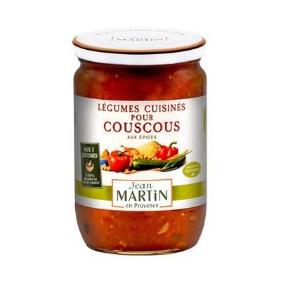 Jean Martin de Provence Légumes cuisinés pour couscous, 600g