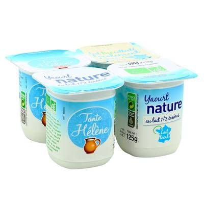 Tante Hélène Yaourt bio nature, 4x125g