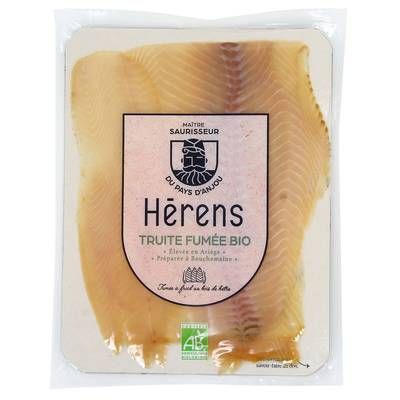 Herens Truite Fumée Bio, 3 tranches -130g