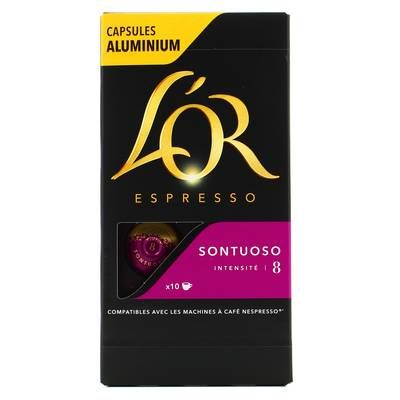 L'or Espresso Café Sontuoso, 10 capsules