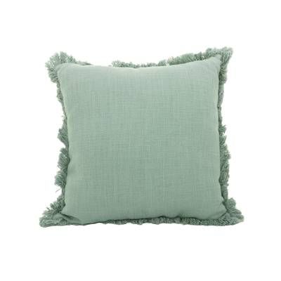 Point virgule Coussin décoratif vert menthe, 45 x 45 cm