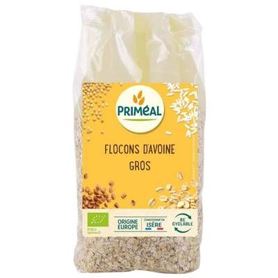 Priméal Flocons d'avoine gros, bio, 500g