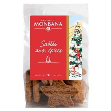 Chocolaterie Monbana Sablés aux Epices, 80g