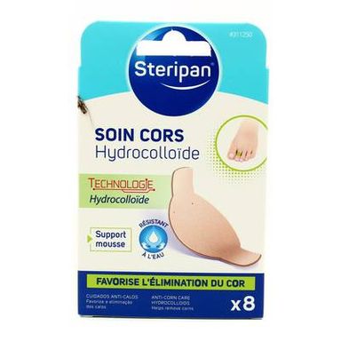 Steripan Pansement hydrocolloïde soin cors, 8 pièces
