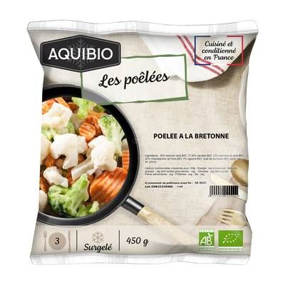 Aquibio Poêlée Bretonne bio, 450g