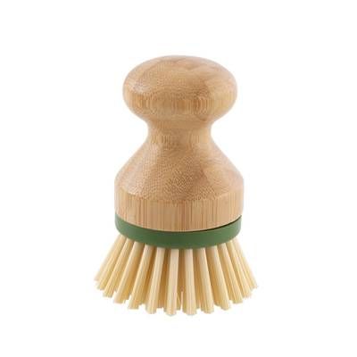 Point virgule Brosse vaisselle bambou avec tête amovible