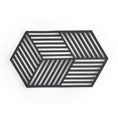 Zone Denmark Dessous-de-plat Hexagon Noir, 1 pièce