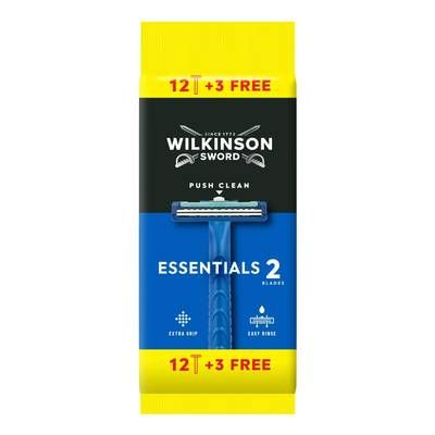 Wilkinson Rasoir Jetables Extra 2 Précision, 15 rasoirs jetables
