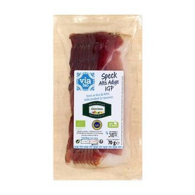 ViaBio Jambon Speck Bio IGP Alto Adige, 70g