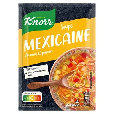 Knorr Soupe Mexicaine au Maïs et Poivrons Déshydratée, 64g