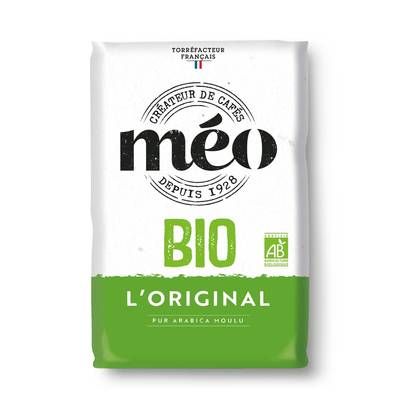Méo Café Moulu 100% Arabica Bio, 500g