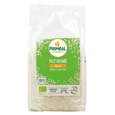 Priméal Riz rond blanc, bio, 1kg